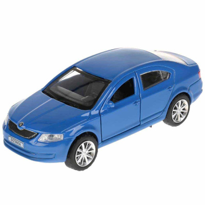 Металлическая инерционная машинка Skoda Octavia 12 см Технопарк OCTAVIA-BU 1